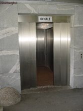INOX triplex vrata osebnega dvigala